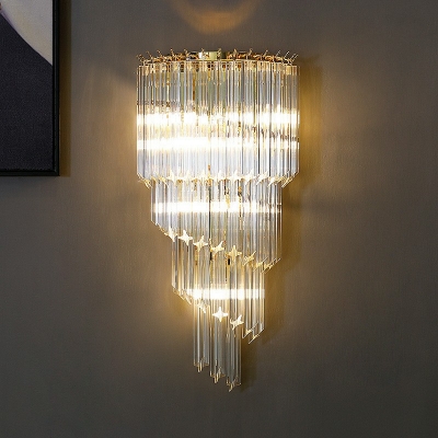Creative Crystal Warm Decorative Wall Sconce for Hotel and Bedroom Bedside