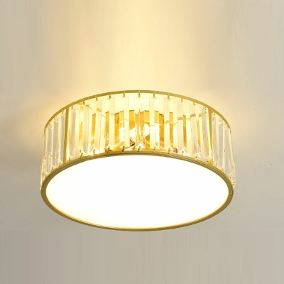 Creative Warm Home Decoration Crystal Ceiling Light for Hall Bedroom and Kitchen