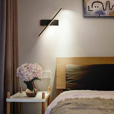 LED Light Wall Lighting Fixtures Warm Light Modern Flush Mount Wall Sconce for Bedroom