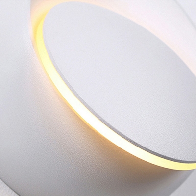 Modern Style LED Wall Sconce Nordic Style Rotating Metal Acrylic Wall Light for Bedside Stairs