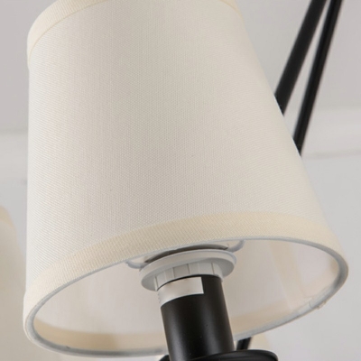 10-Light Chandelier Lighting Modern Style Ring Shape Metal Hanging Lamp Kit