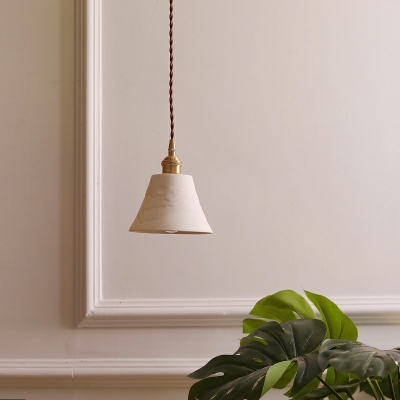 Brass Pendant Light Industrial-Style 1 Light Vintage Ceiling Lights for Dinning Room
