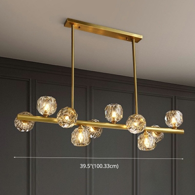 Contemporary Chandelier Light Fixtures Crystal Pendant Chandelier for Living Room Dining Room