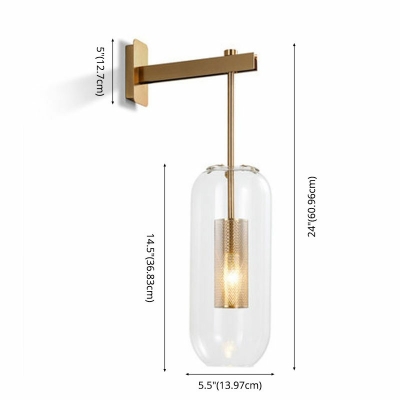 Creative Glass Warm Decorative Wall Sconce for Hallway Corridor and Bedroom