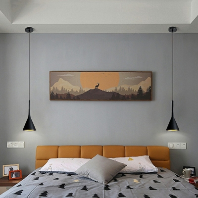 Modern Simple Hanging Light Kit Multi-Color Suspension Pendant Light for Living Room Bedroom