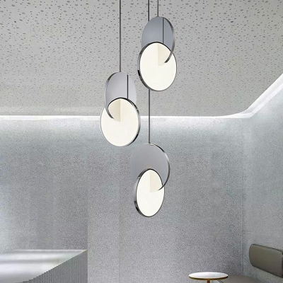 Modern Style LED Pendant Light Nordic Style Platting Metal Hanging Light for Bedside