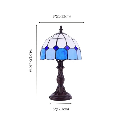 Tiffany Style Night Table Lamps 1 Head Table Light for Bedroom Living Room