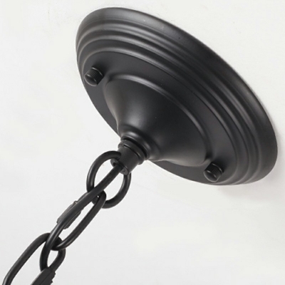 10-Light Chandelier Lighting Modern Style Ring Shape Metal Hanging Lamp Kit
