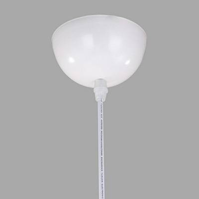 5 Lights LED Chandelier Light Nordic Style Feather Pendant Light for Bedroom