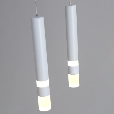 7 Lights Tube Aluminum Hanging Pendant Lights Contemporary Pendant Lighting Fixtures
