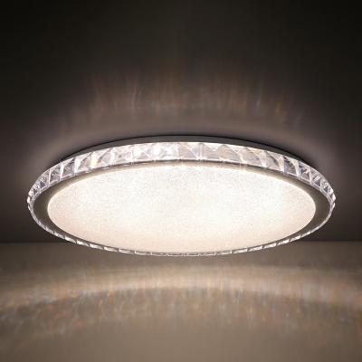 Modern Style Ceiling Fixture Crystal Material Ceiling Lamp for Dining Room Bedroom