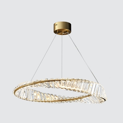 Modern Style Chandelier Lamp Crystal Chandelier Light Fixtures for Living Room Dining Room