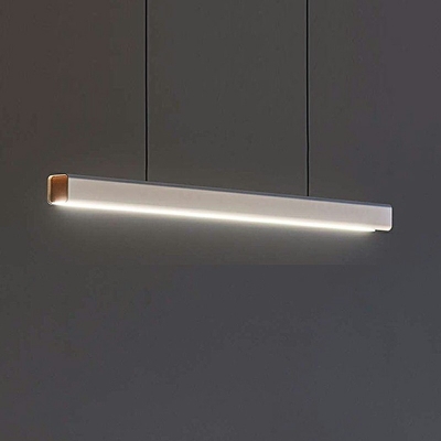 Modern Style LED Pendant Light Minimalism Style Metal Linear Hanging Light for Office