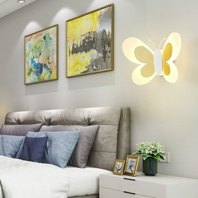 Children's Room Wall Mounted Lighting 1 Light Sconce Light Fixtures for Bedroom