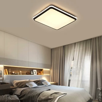 Contemporary Flush Mount Light Fixtures Metal Led Flush Ceiling Lights