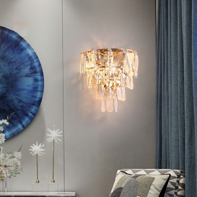 Creative Crystal Warm Decorative Wall Light for Corridor Hallway and Bedroom Bedside