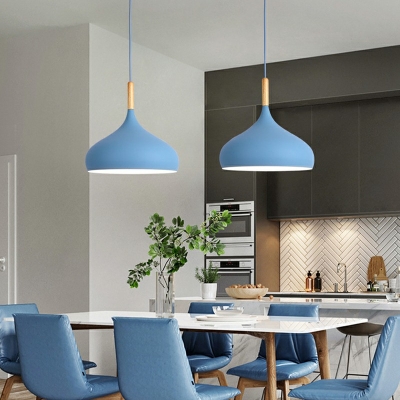 Down Lighting Pendant Nordic-Style Dome Contemporary Hanging Ceiling Lights for Living Room