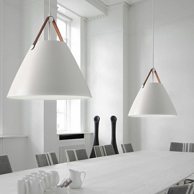 Macaron 1 Light Modern Hanging Pendant Lights Tapered Nordic Suspension Pendant for Dinning Room