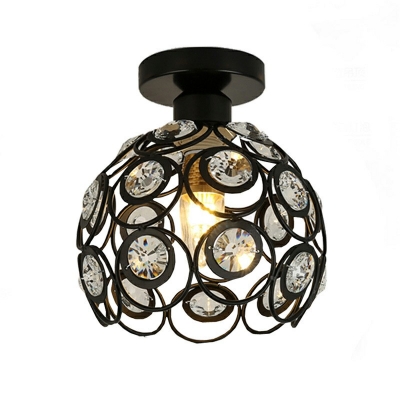 European Creative Crystal Ceiling Light for Hotel Bedroom and Corridor