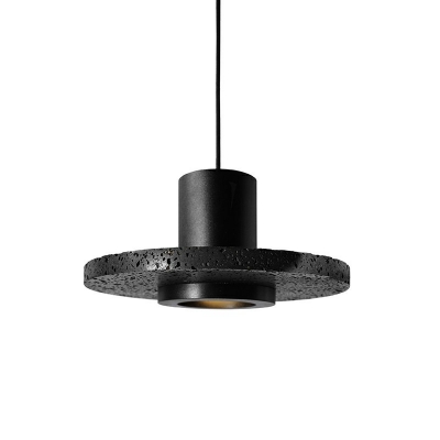Modern Drop Pendant Stone Material Suspension Pendant for Living Room Dining Room
