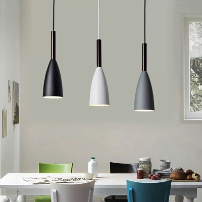 Nordic-Style Hanging Ceiling Light Bell Modern Minimalism Pendant Light Fixtures for Bedroom