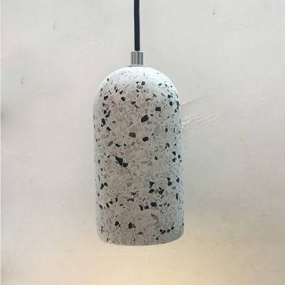 Contemporary Down Lighting Pendant 1 Light Cement Material Hanging Pendant Light for Living Room Bedroom