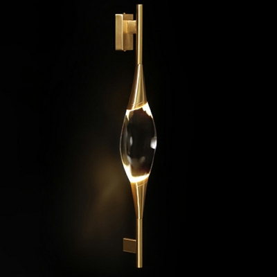 Creative Crystal Wall Sconce Warm Decorative Light for Bedside and Hallway