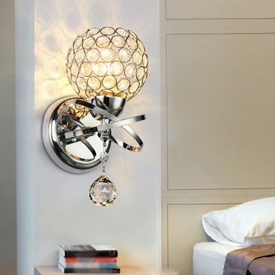 Nordic Creative Crystal Decorative Wall Sconce Light for Hallway Corridor and Bedroom