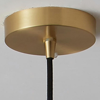 Wood 1 Light Mini Basic Ceiling Lamp Modern Minimal Drum Suspension Pendant for Bedroom