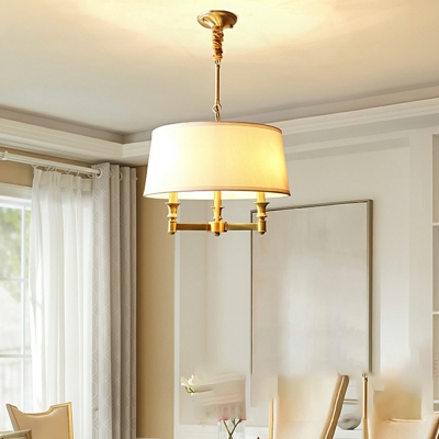 American Style Chandelier 3 Head Ceiling Chandelier for Bar Bedroom Dining Room