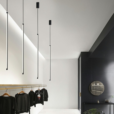 Contemporary Pendant Lighting Fixtures Linear Pendant Ceiling Lights for Living Room
