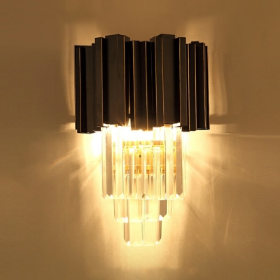 Creative Crystal Metal Warm Wall Lamp for Corridor Hallway and Bedroom Bedside