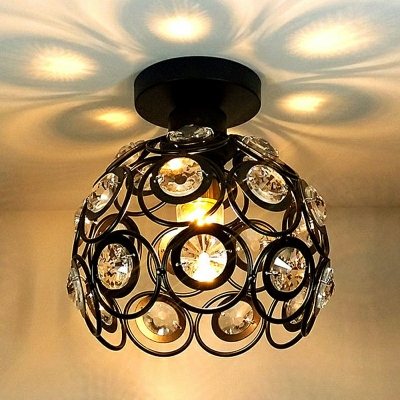 European Creative Crystal Ceiling Light for Hotel Bedroom and Corridor