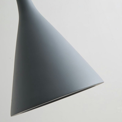 1-Light Pendant Lighting Fixtures Modern Style Cone Shape Metal Hanging Lamp Kit
