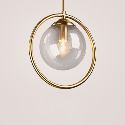 Minimalism Hanging Ceiling Light Glass Hanging Light Fixtures for Living Room