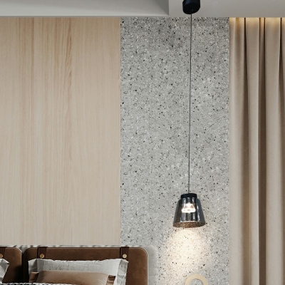 Black Suspension Pendant Beall 1 Light Modern Hanging Light Fixtures for Living Room