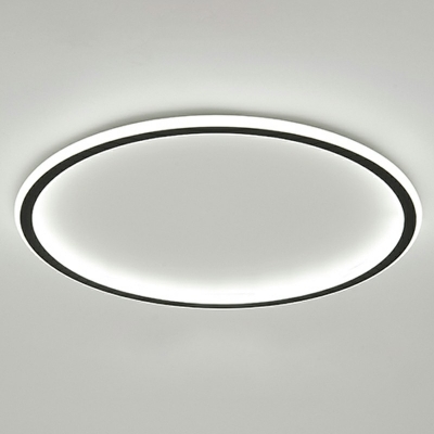 Contemporary Flush Mount Light Fixtures Metal and Acrylic Led Flush Ceiling Lights