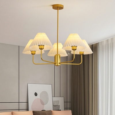 Designer Style Chandelier 5 Light Ceiling Chandelier for Bedroom Living Room