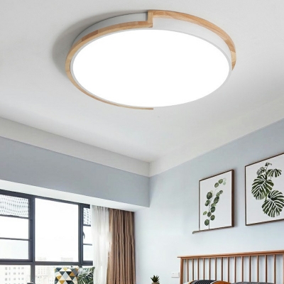 Modern Style LED Flushmount Light Nordic Style Macaron Metal Acrylic Celling Light for Bedroom