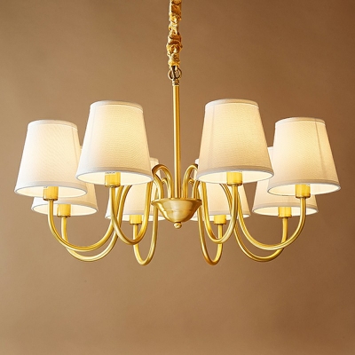 American Style Chandelier 8 Head Ceiling Chandelier for Bar Bedroom Dining Room