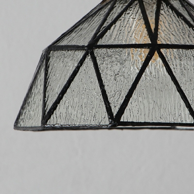 Bowl Glass Tiffany Pendants Light Fixtures Baroque Vintage Elegant Bedroom Hanging Ceiling Light