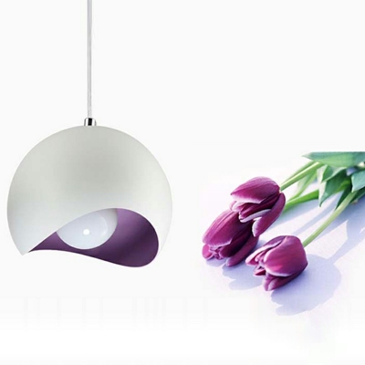 Contemporary Eggshell Hanging Ceiling Light Almuinum Suspension Pendant Light