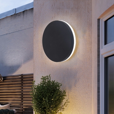 Modern Metal Geometry Outdoor Wall Light for Courtyard Villa Balcony and Corridor