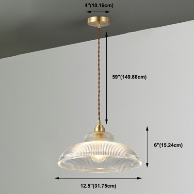Modern Style LED Pendant Light Nordic Style Metal Glass Hanging Light for Dinning Room