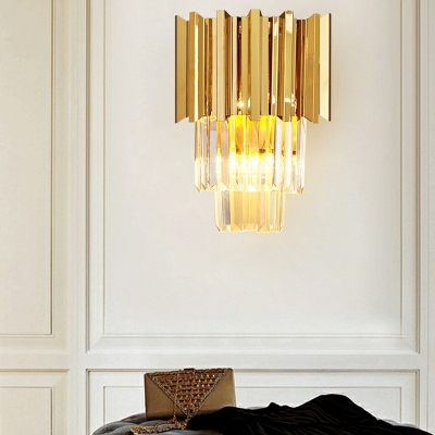 Creative Crystal Wall Sconce Warm Decorative Light for Hotel and Restaurant