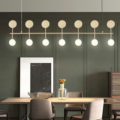 Modern Creative Glass Decorative Island Light for Restaurant Hallway and Bar