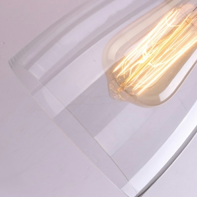 Modern Style LED Pendant Light Nordic Style Metal Glass Hanging Light for Kitchen Bar