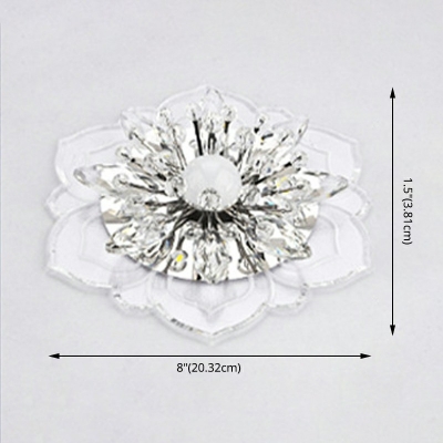 Nordic Creative Crystal Decorative Ceiling Light Concealed Atmosphere Light