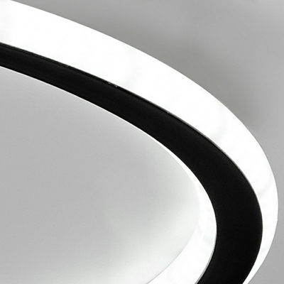 Contemporary Disk Flush Mount Light Fixtures Metal Led Flush Ceiling Lights