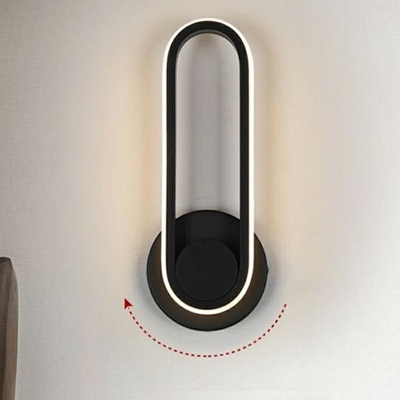 Creative Metal Rotatable Led Wall Sconce Light for Corridor and Bedside